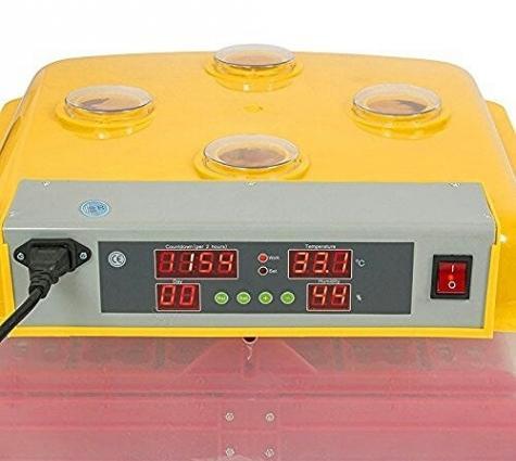 56 yumurtaliq tam avtomatik İnkubator (cücə çıxaran aparat ) tam yen