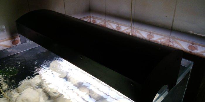 1) 160 litr akvarium. 2)3338 Atman biofilteri.