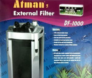 Atman df-1000 dış filtre 100 - 300 litrelik tatlı ve tuzlu su
