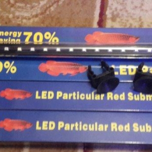 Ag və göy rəngdə ikisi birlikdə yanan led lampalar. Led 50sm 18azn