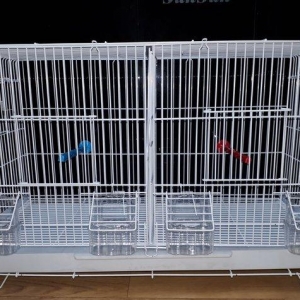 Quslarcun ortadan iki hisseye ayrila bilen boyuk qefes butun aksesuarl